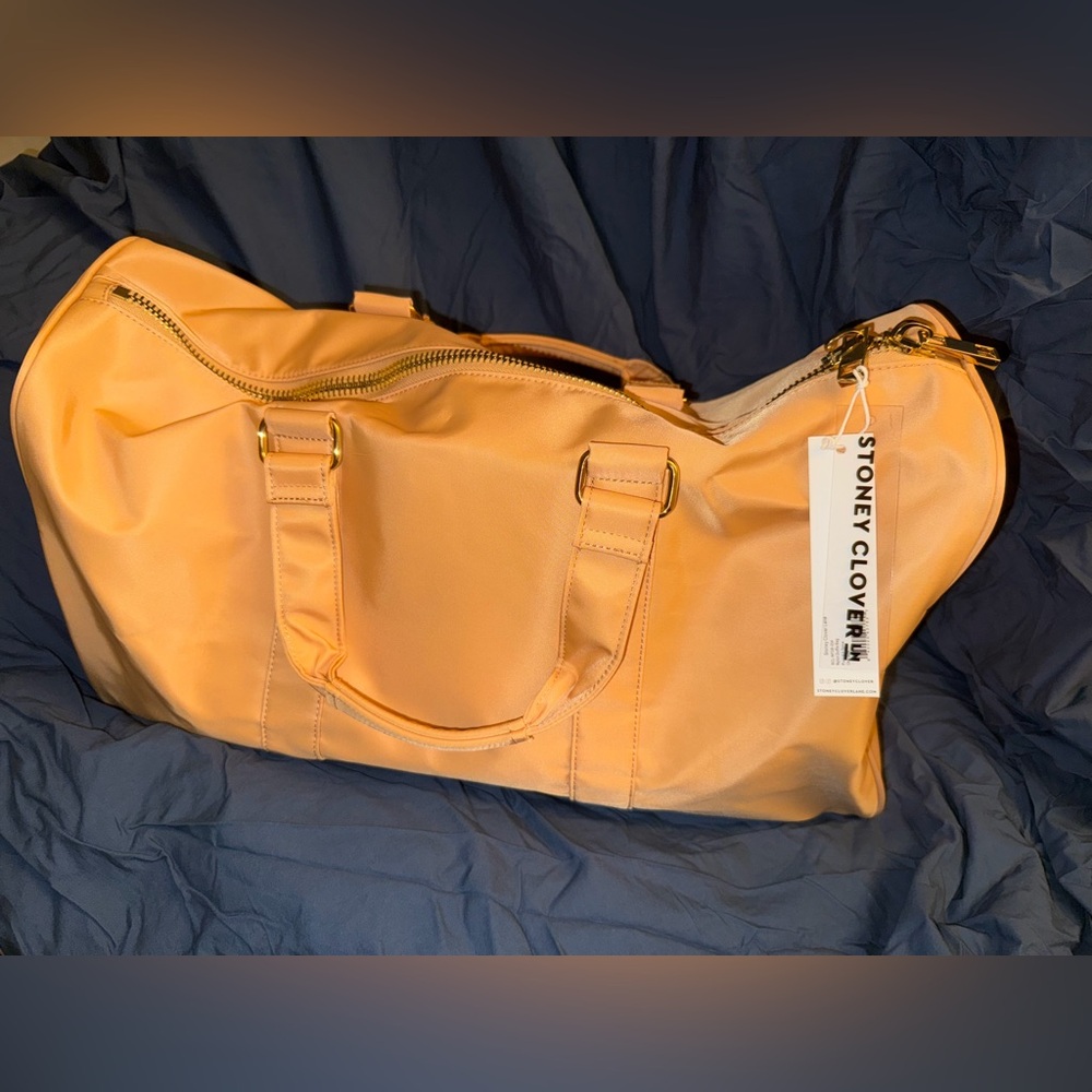 Stoney Clover Lane Classic Nylon Duffel Bag Pumpkin Spice NWT